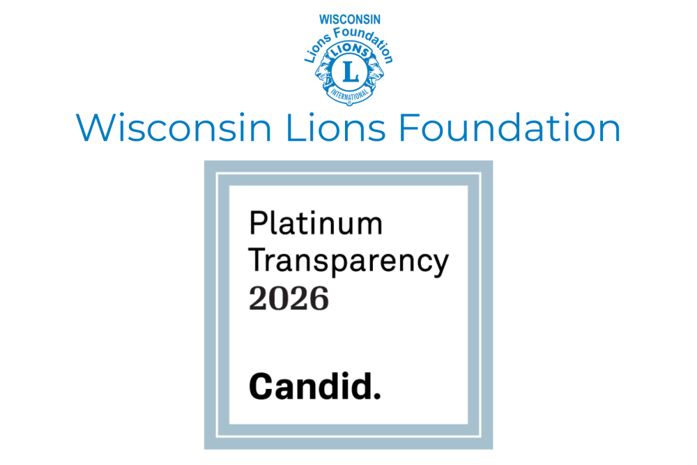 Wisconsin Lions Foundation Earns 2026 Platinum Seal of Transparency