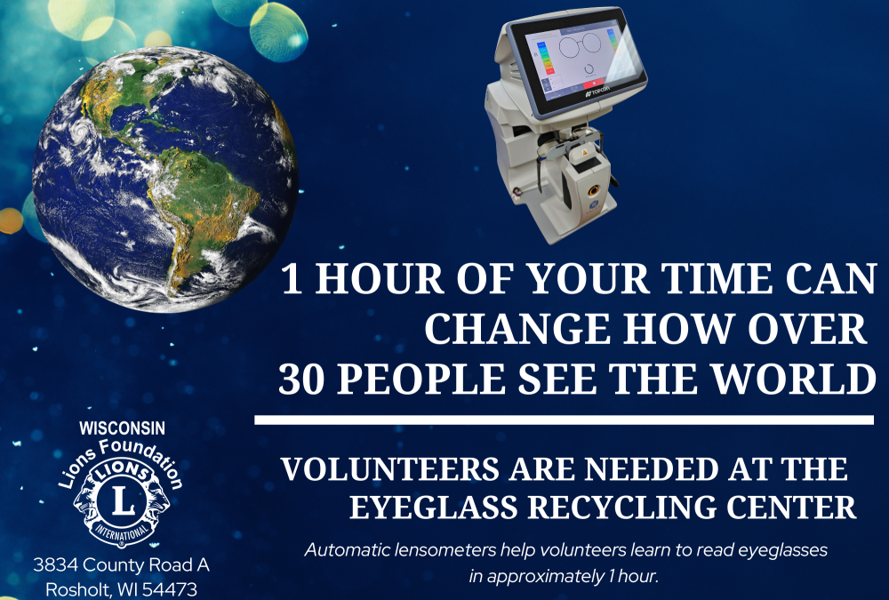 Eyeglass Recycling Center: Local Volunteer Opportunity